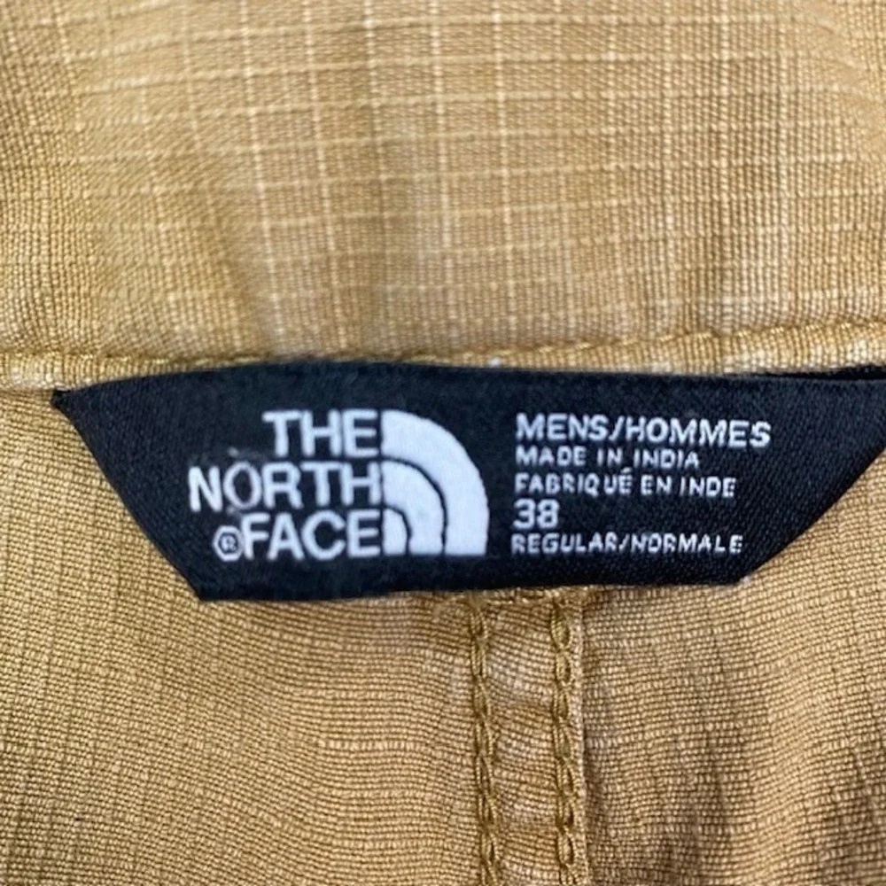 The North Face Mens‎ 38 Regular Ripstop Pants Tan Khaki Hiking Chino Outdoor